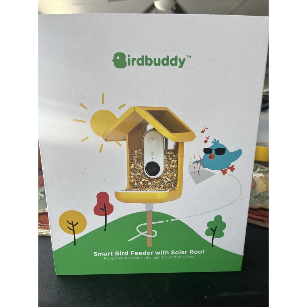 Bird Buddy Smart Bird Camera Feeder Solar Roof Smartphone Live Stream Nature